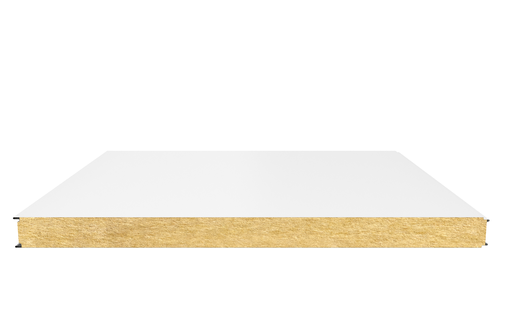 Стеновая сэндвич-панель (минеральная вата) 50 мм х 1190 мм (Гладкая)